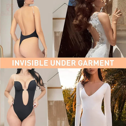3-in-1 U-Plunge Bodysuit