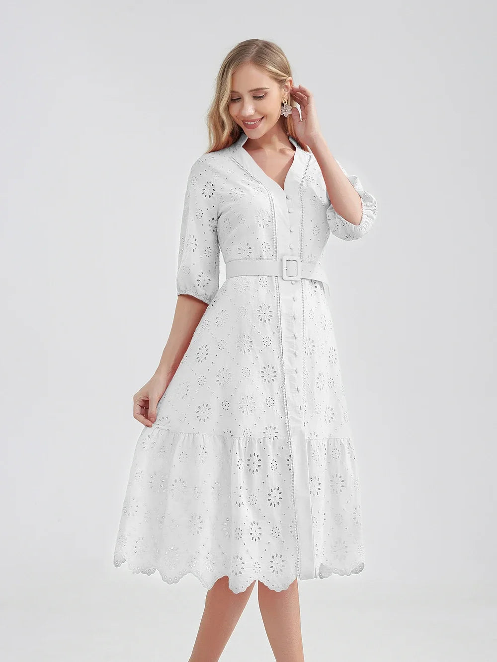 Laise Midi Loose Summer Dress