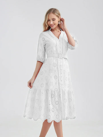 Laise Midi Loose Summer Dress